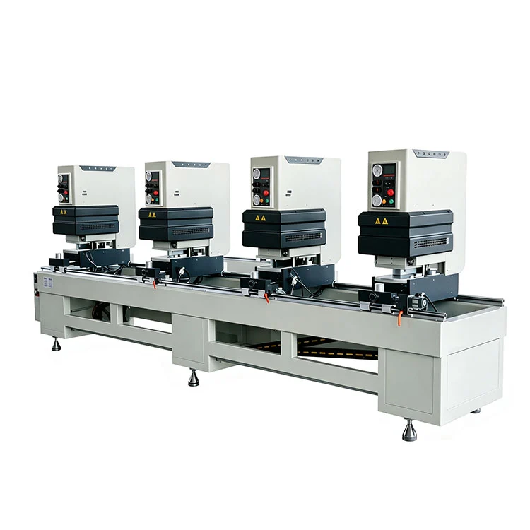 PVC UPVC Rəngarəng Pəncərə Profilli 4 Başlıqlı Diksiz Qaynaq Maşınları