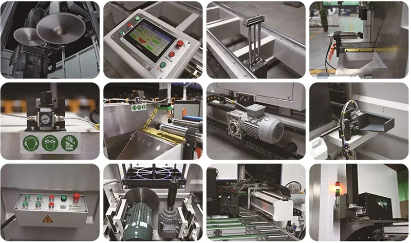 Dual Cut Axis End Miller Thermal Break Aluminium Production Line